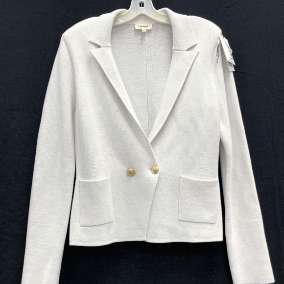 L'AGENCE Brooke Double Breast Knit Blazer - Picture 8 of 13